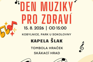Den muziky pro zdraví 15. 8. 2026