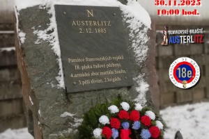 Pietní akt k 220. výročí bitvy Tří císařů 30.11.2025
