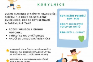 Cvičení rodičů s dětmi Kobylnice