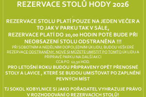 Rezervace 2026