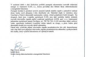Informace pro občany - rekonstrukce rozvodů nn