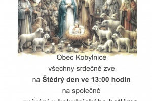 Zpívání u kobylnického betléma 24.12.2025