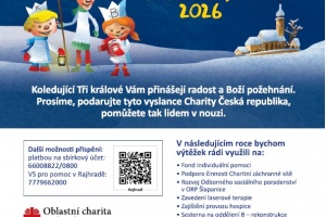 Tříkrálová sbírka 10.1.2026