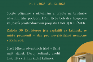 Oblastní charita Rajhrad vás zve