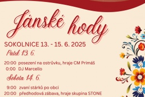 Jánské hody 13.6. -15.6.2025