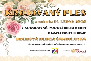 Krojovaný ples Podolí 31.1.2026