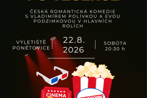 Letní kino Ponětovice 22.8.2026