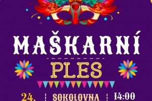 Maškarní ples Sokolnice 24.1.2026