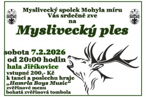 Myslivecký ples Jiříkovice 7.2.2026