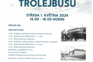 70. výročí trolejbusu ve Šlapanicích 1.5.2024