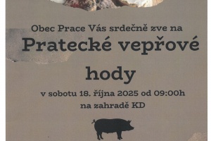 Pratecké vepřové hody 18.10.2025