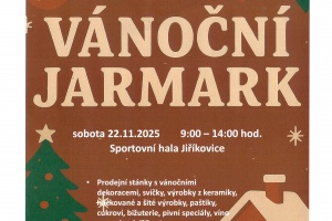 Vánoční jarmark Jiříkovice 22.11.2025