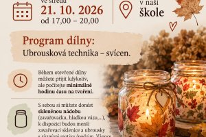 Tvořivá dílna v ZŠ 21.10.2026